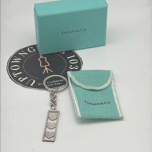 Tiffany & Co. New York, 925 Silver 3 Heart Keychain